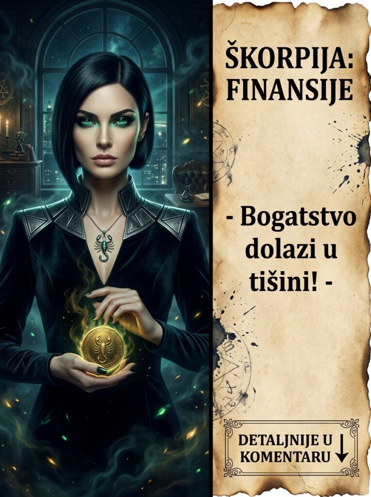 ŠKORPIJA I TAJNI TAJMING FINANSIJSKOG BUMA: Kada vas tačno očekuje ogroman priliv novca i kako Pluton pokreće lavinu bogatstva iz mrtvog ugla!