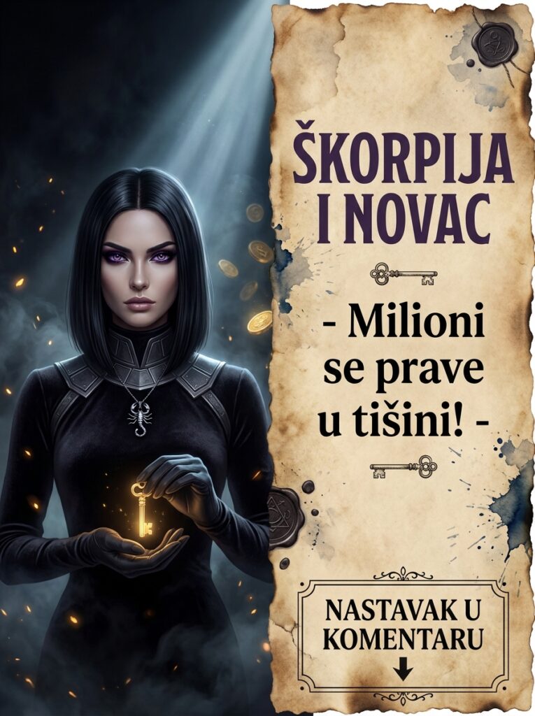 ŠKORPIJA I TAJNI ŠTEK ZA SUDNJI DAN: Zašto uvek u potpunoj tajnosti kriju novac i kako od nule prave milione dok se drugi smeju!