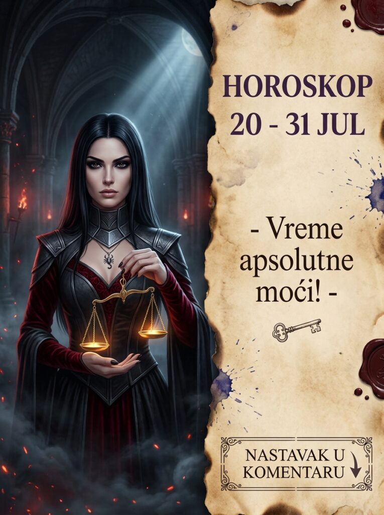 ŠKORPIJA – HOROSKOP OD 20. DO 31. JULA: Ulazak u zonu apsolutne moći i karmičko naplaćivanje dugova do poslednje kapi!