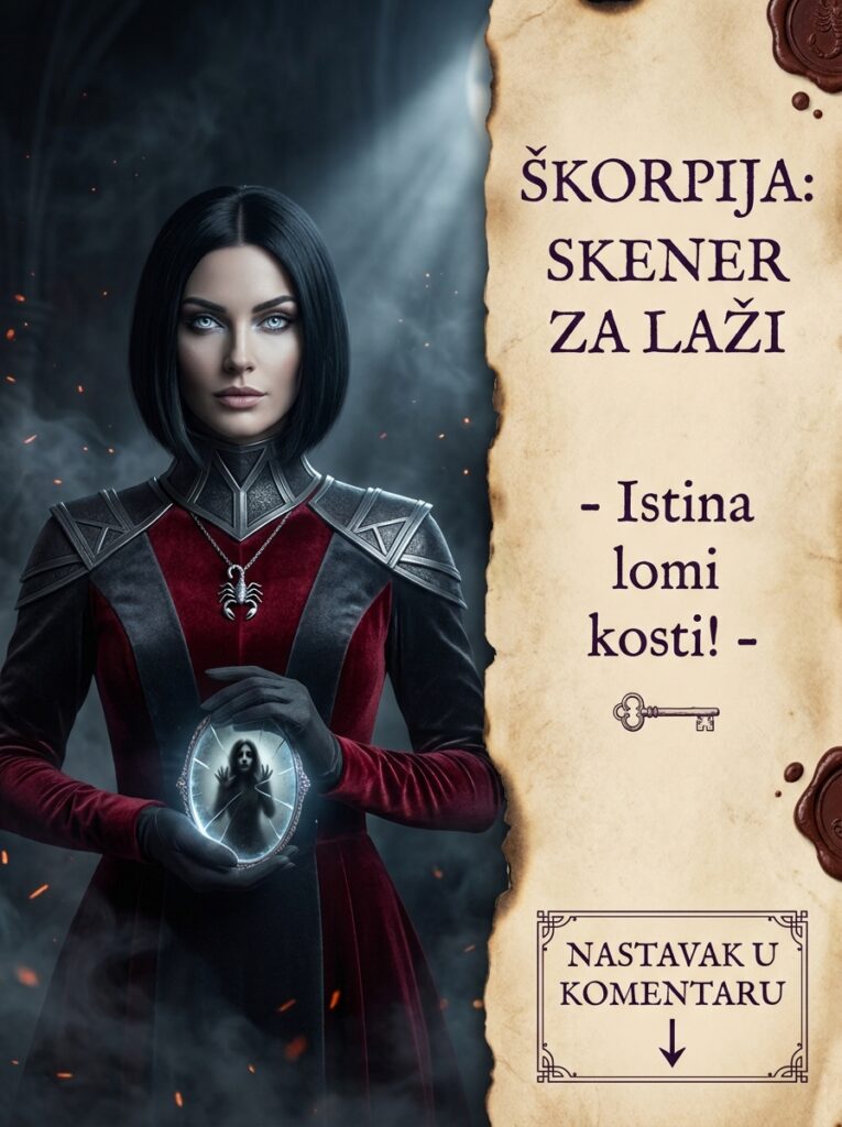 MRAČNI SKENER ZA LAŽI: Šta se tačno dešava u glavi Škorpije kada je lažete u oči i kako hirurški sprema naplatu duga!