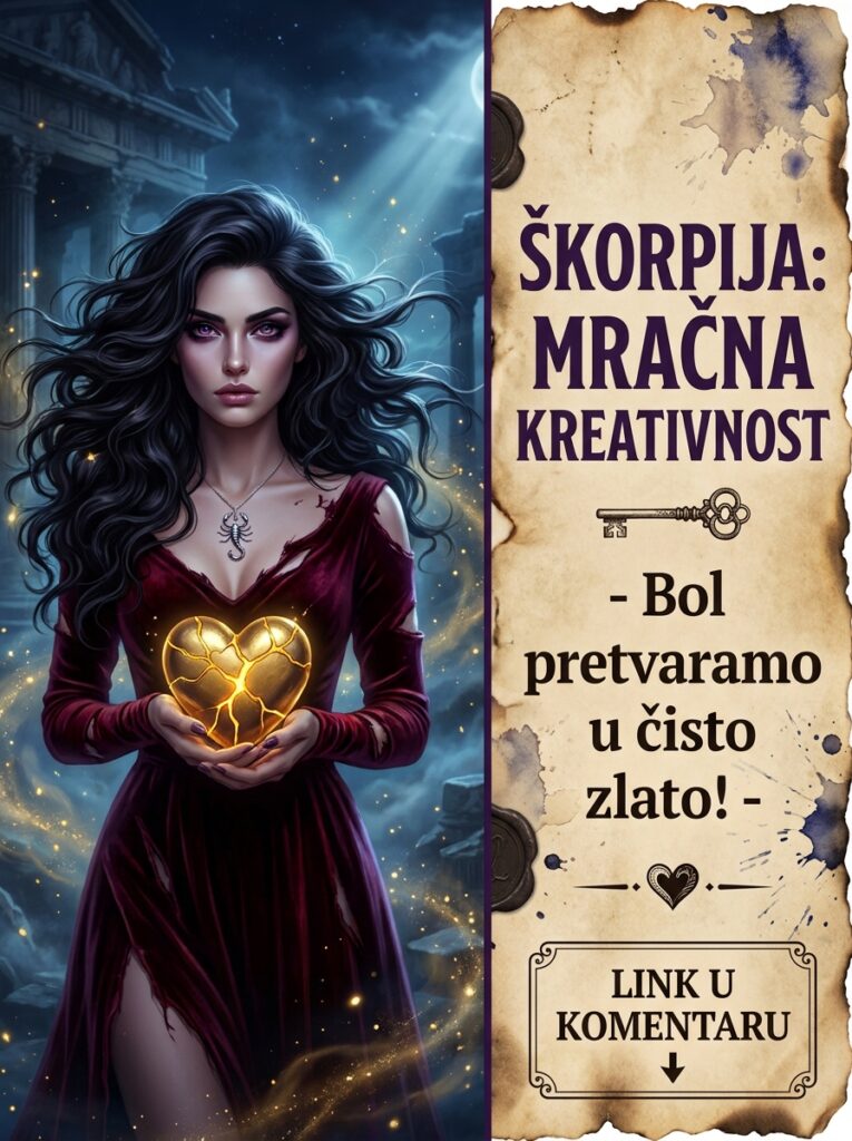 ŠKORPIJA I MRAČNA KREATIVNOST: Kako njihov um stvara najveća životna čuda tek onda kada su emotivno razbijeni u paramparčad!