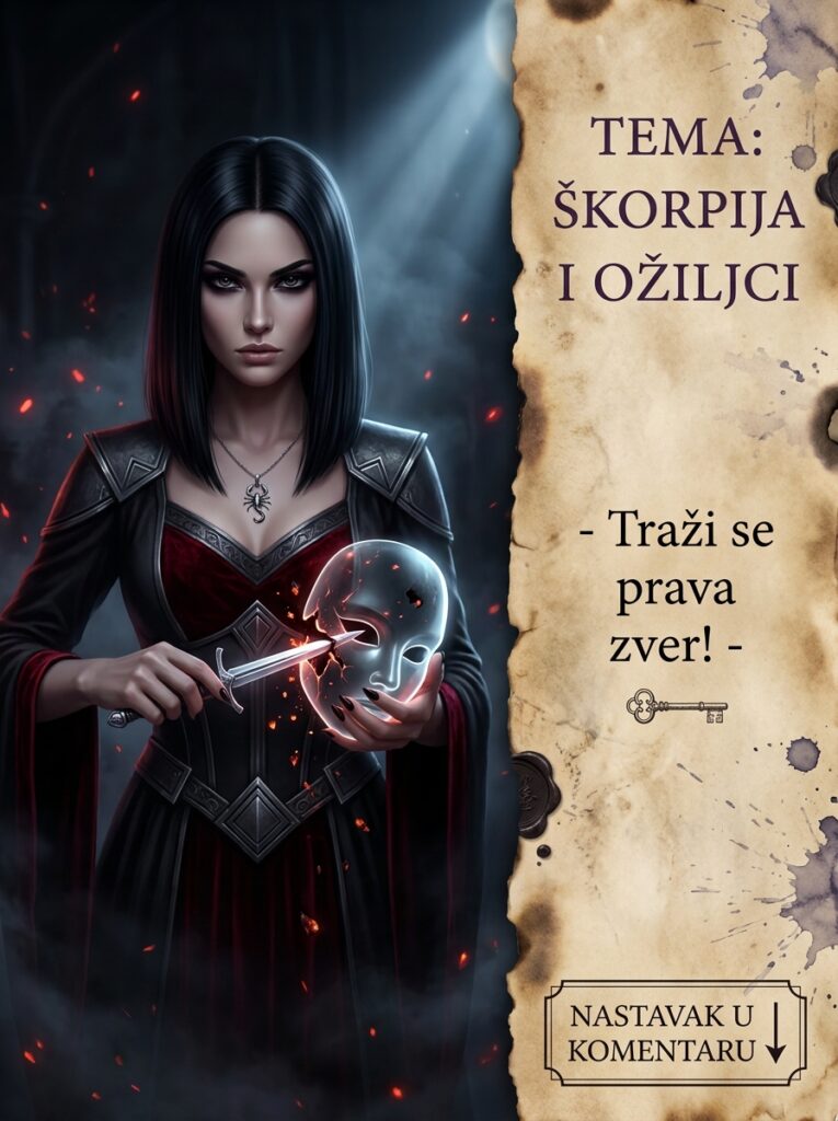 PATOLOŠKO ODBIJANJE SAVRŠENSTVA: Zašto Škorpija hirurški precrta “dobru priliku” i celom dušom traži zver sa ožiljcima!