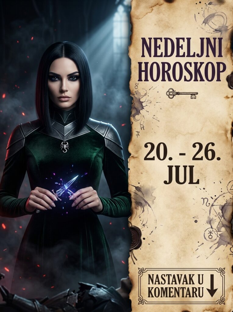 ŠKORPIJA – NEDELJNI HOROSKOP OD 20. DO 26. JULA: Olovna tišina lomi neprijatelje, a tajni potez donosi milione iz pepela!