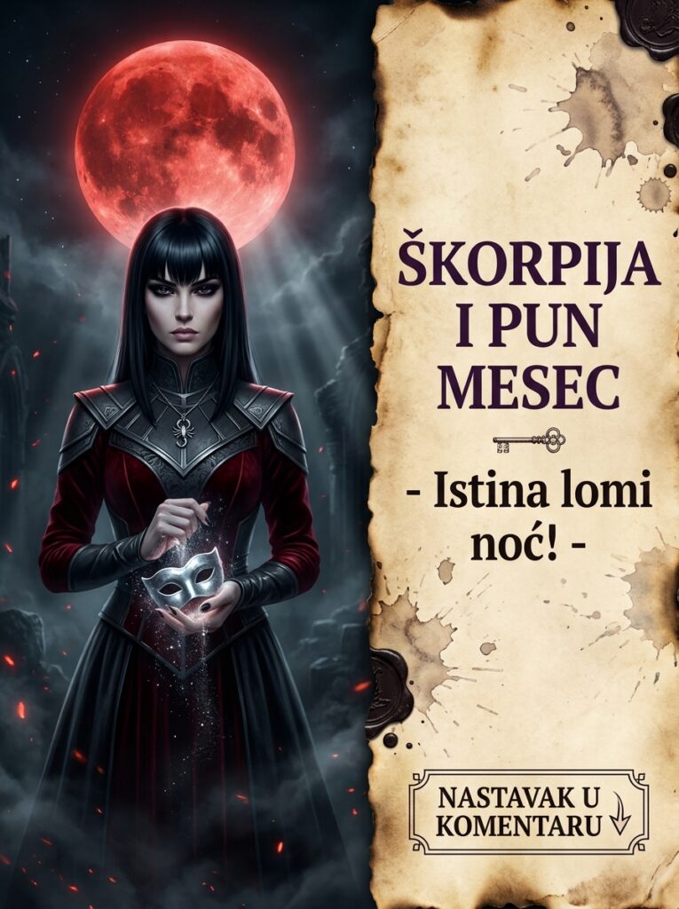 ŠKORPIJA I PUN MESEC: Zašto u ovim noćima ne spavate i kako vaš mozak tada usisava najmračnije tajne univerzuma!