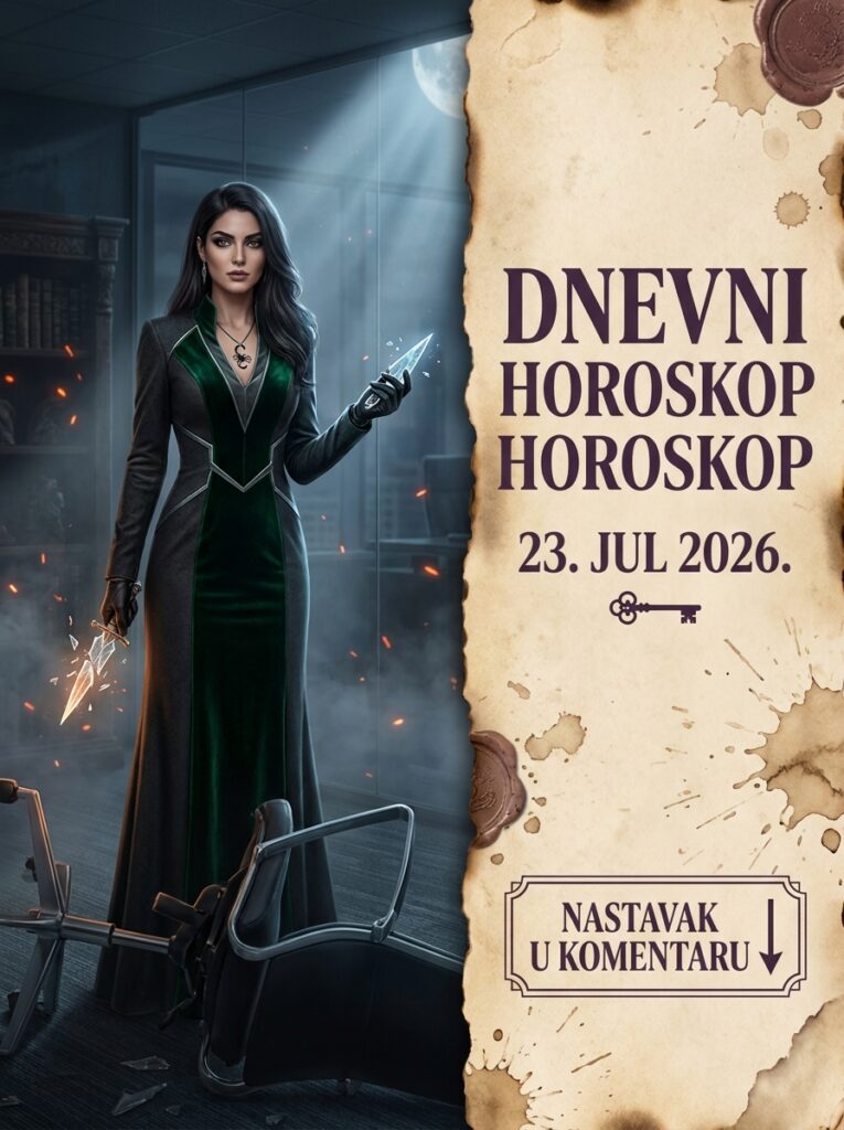 ŠKORPIJA – DNEVNI HOROSKOP ZA 23. JUL 2026: Četvrtak donosi podlu zamku amatera, a vaš zaleđeni potez im gasi svaki autoritet!