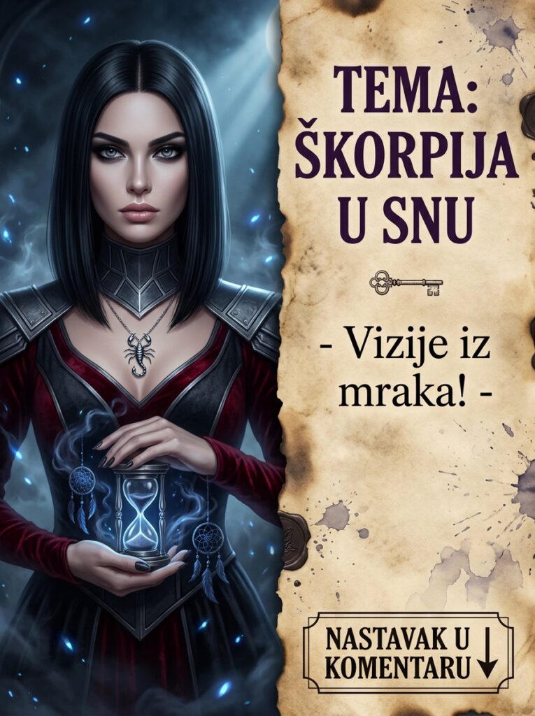 NOĆNE VIZIJE I PROROČKI SNOVI: Šta se tačno dešava u mozgu Škorpije dok spava i kako u mraku dobija tačna imena onih koji će je izdati!
