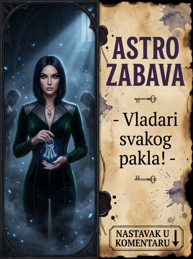ASTRO ZABAVA: Škorpija u zatvoru – Zašto bi u roku od tri dana preuzela ćeliju i naplaćivala upravniku usluge iz svog mrtvog ugla!