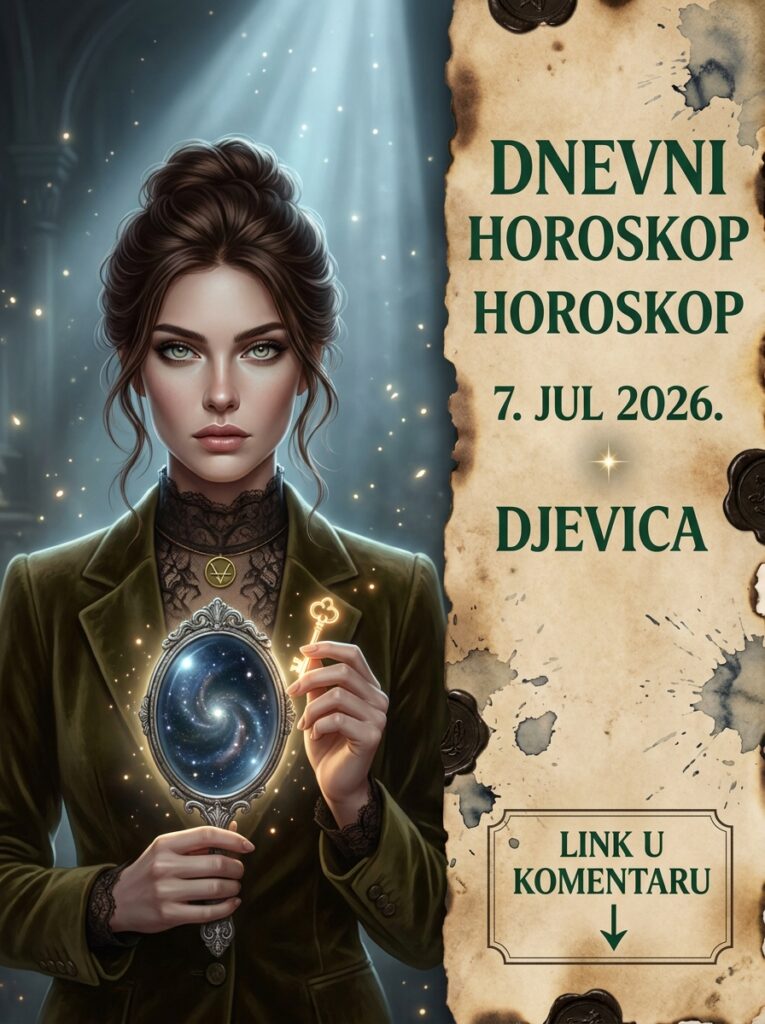DNEVNI HOROSKOP 7. JUL 2026 – DJEVICA: Vaš dan apsolutne nedodirljivosti! Saznajte zašto ćete danas jednim zaleđenim pogledom obrisati sve folirante i vratiti svoj mir!