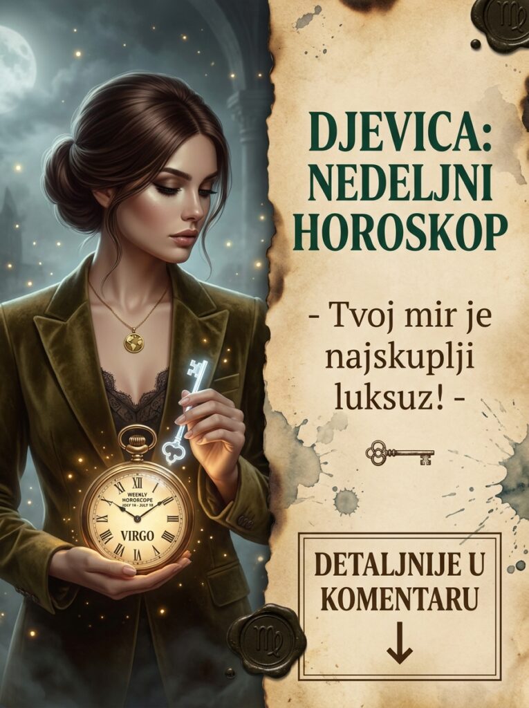 NEDELJNI HOROSKOP (14. – 19. JUL 2026): Nedelja brutalnog čišćenja! Saznajte kako će Djevica u samo 6 dana uništiti sve energetske vampire i izgraditi carstvo od titanijuma!