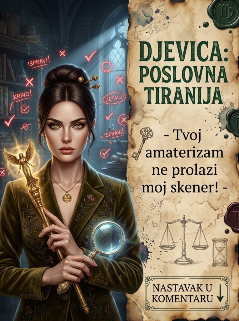 POSLOVNA TIRANIJA DJEVICE: Zašto je rad za vas najsuroviji test preživljavanja u korporativnom svetu i kako vaš zaleđeni skener dovodi diletante do otkaza!