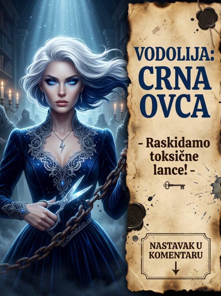 VODOLIJA KAO CRNA OVCA PORODICE: Zašto nikada niste pripadali svom jatu i kako ste iz čistog inata prekinuli toksične generacijske lance!