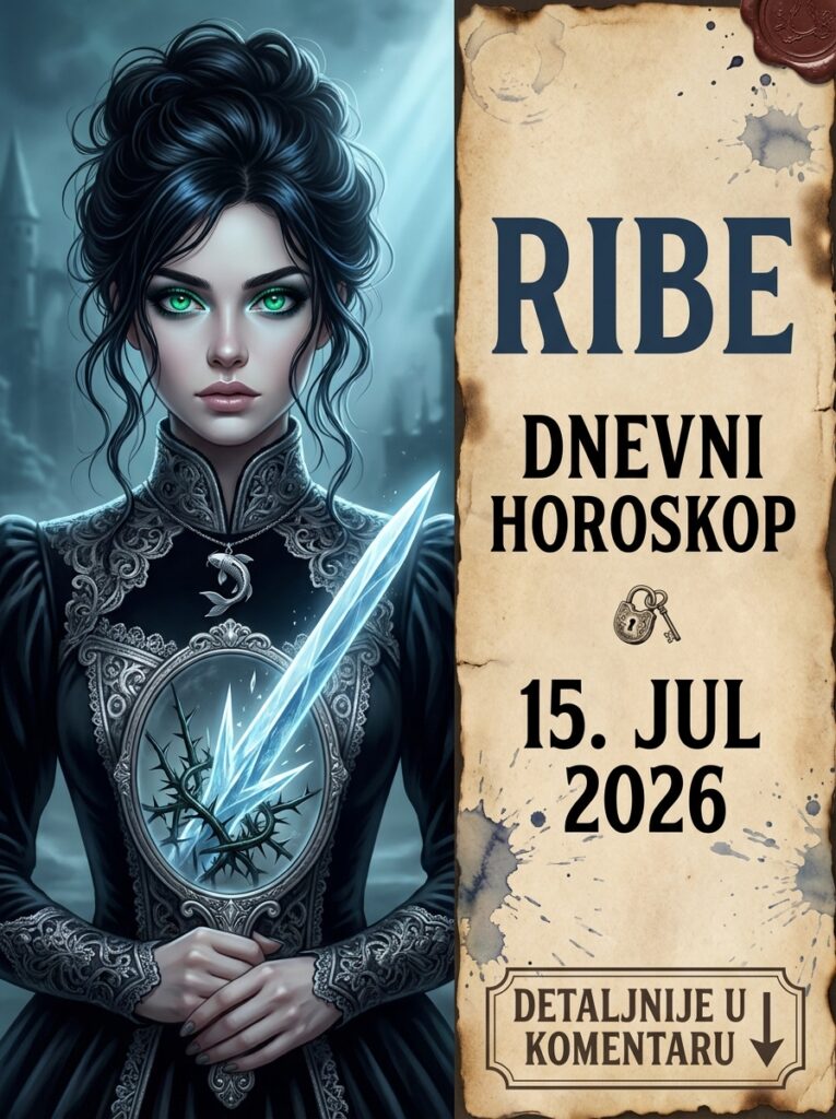 RIBE – Dnevni horoskop za 15. jul 2026: Sreda apsolutnog karmičkog trijumfa! Dan kada vaša ledena tišina dovodi manipulatore do ludila, a univerzum vas nagrađuje za svaku prećutanu suzu!