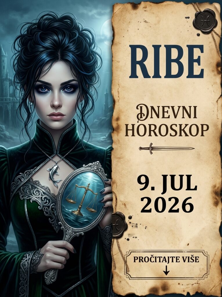 RIBE – Dnevni horoskop za 9. jul 2026: Univerzum vam danas šalje karmičku naplatu! Evo ko će danas puzati pred vašim vratima i moliti za oproštaj!