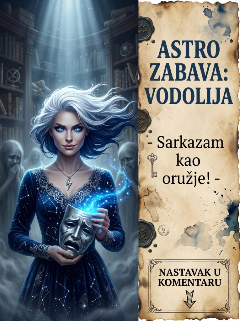 ASTRO ZABAVA: Zašto je crni humor Vodolije najubojitije oružje u Zodijaku i kako svojim sarkazmom dovodite manipulatore do nervnog sloma!