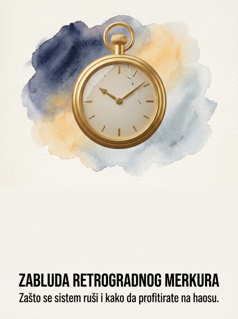 Zabluda “Retrogradnog Merkura”: Zašto vas kosmički haos tajno nagrađuje i kako naplatiti raspad sistema?