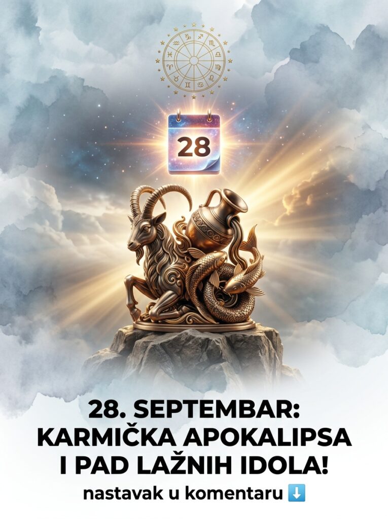 DNEVNI HOROSKOP ZA 28. SEPTEMBAR: Karmička apokalipsa, pad lažnih idola i surova naplata dugova za Jarca, Vodoliju i Ribe!