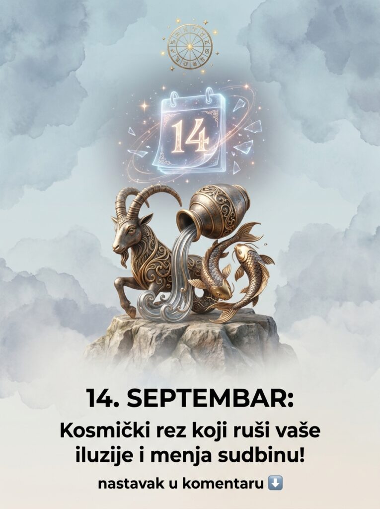 DNEVNI HOROSKOP ZA 14. SEPTEMBAR: Kosmički rez, rušenje opasnih iluzija i brutalna karmička naplata za Jarca, Vodoliju i Ribe!