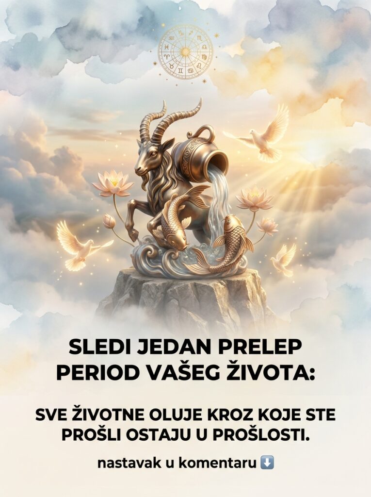 SLEDI JEDAN PRELEP PERIOD VAŠEG ŽIVOTA: Sve životne oluje kroz koje ste prošli ostaju u prošlosti za Jarca, Vodoliju i Ribe!