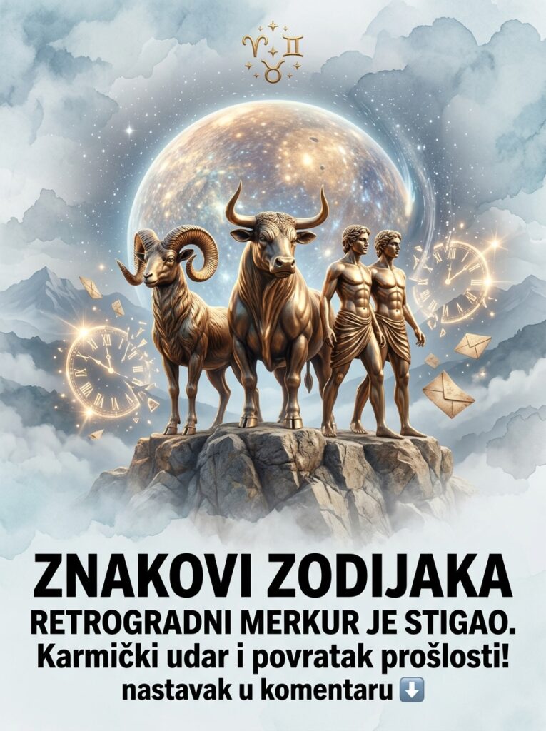RETROGRADNI MERKUR JE STIGAO: Karmički potres, povratak duhova iz prošlosti i psihološki slom za Ovna, Bika i Blizance! ⚡