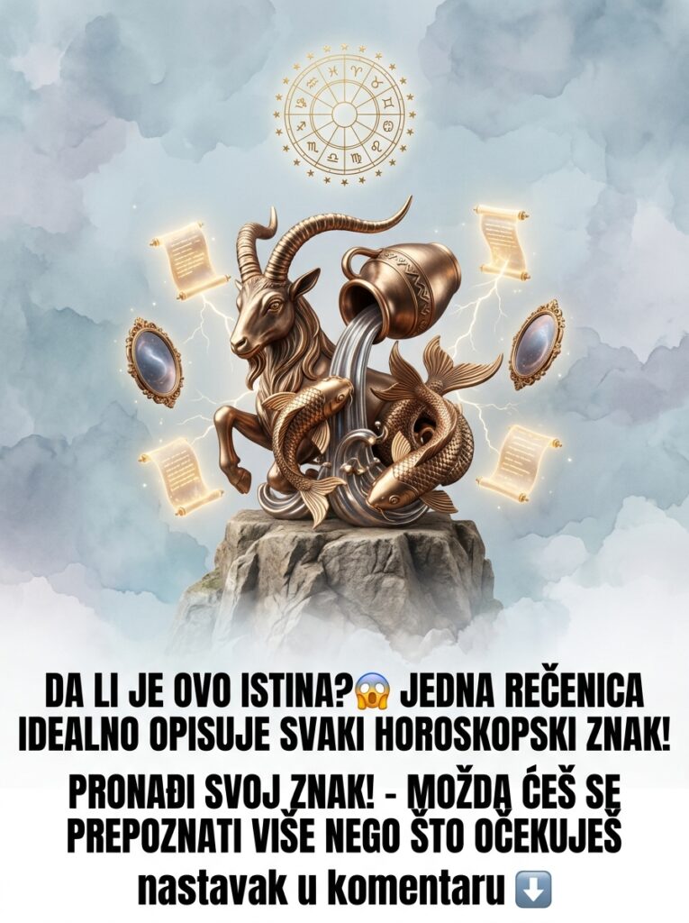 DA LI JE OVO ISTINA?😱 Jedna rečenica idealno opisuje svaki horoskopski znak: Karmička autopsija Jarca, Vodolije i Riba!
