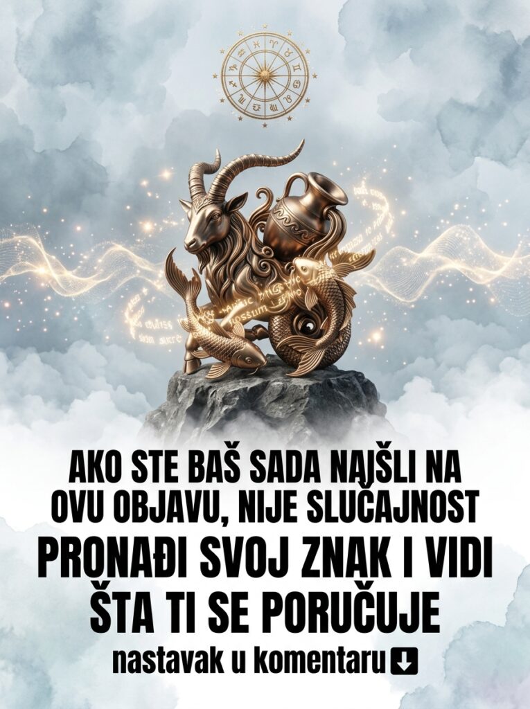 AKO STE BAŠ SADA NAIŠLI NA OVU OBJAVU, NIJE SLUČAJNOST! Karmička poruka koja brutalno ruši blokade Jarca, Vodolije i Riba!