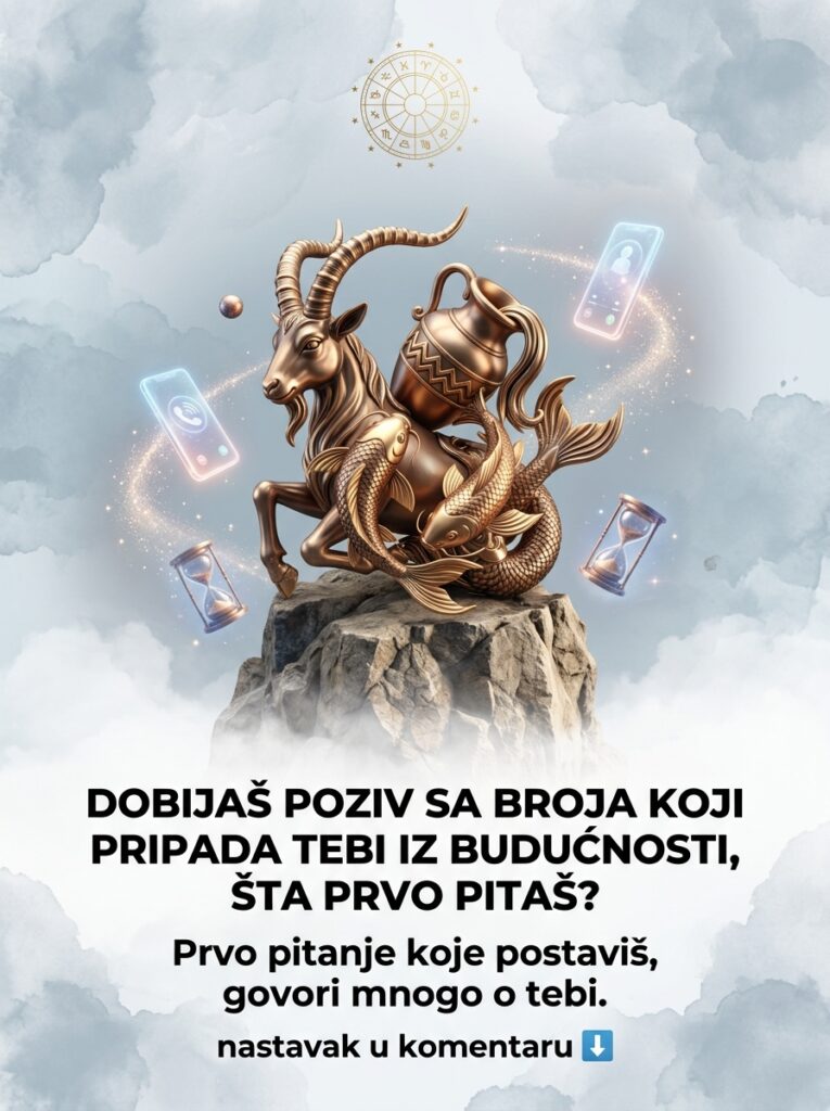 DOBIJAŠ POZIV SA BROJA KOJI PRIPADA TEBI IZ BUDUĆNOSTI, ŠTA PRVO PITAŠ? Karmički test podsvesti i mračne tajne Jarca, Vodolije i Riba!