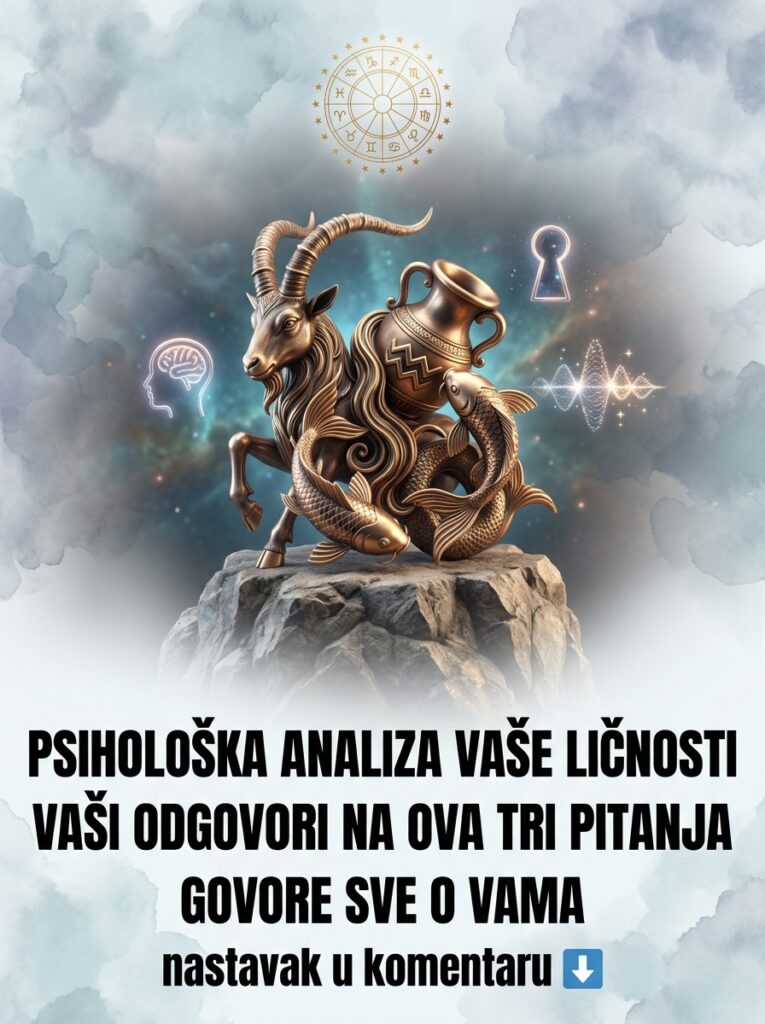 PSIHOLOŠKA ANALIZA VAŠE LIČNOSTI: Odgovori na ova tri pitanja brutalno razotkrivaju mračne tajne Jarca, Vodolije i Riba!