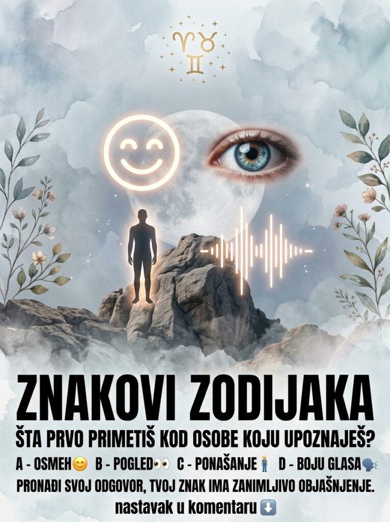 ŠTA PRVO PRIMETIŠ KOD OSOBE KOJU UPOZNAJEŠ: Surovi karmički test podsvesti i trauma za Ovna, Bika i Blizance!