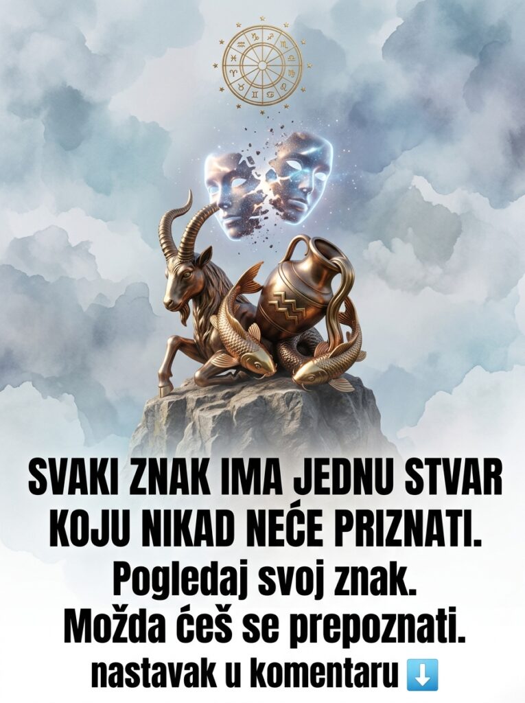 SVAKI ZNAK IMA TAJNU KOJU NIKADA NEĆE PRIZNATI: Brutalno demaskiranje skrivenih kompleksa Jarca, Vodolije i Riba!