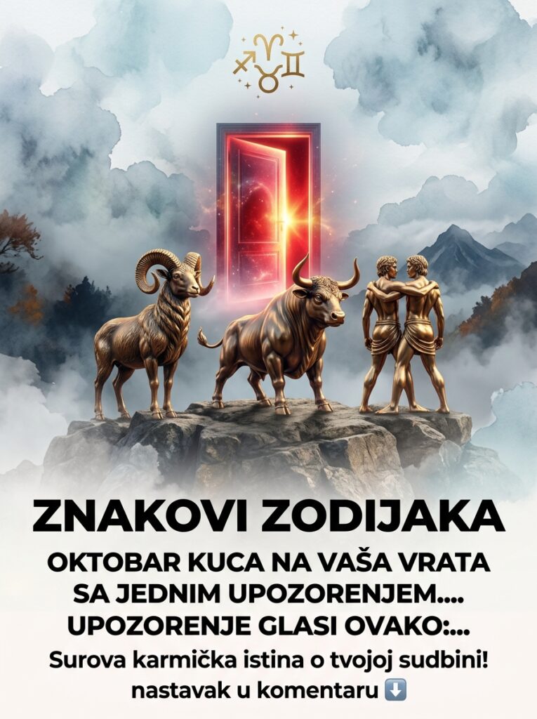 OKTOBAR KUCA NA VASA VRATA SA JEDNIM UPOZORENJEM: Upozorenje glasi ovako za Ovna, Bika i Blizance i rusi sve iluzije