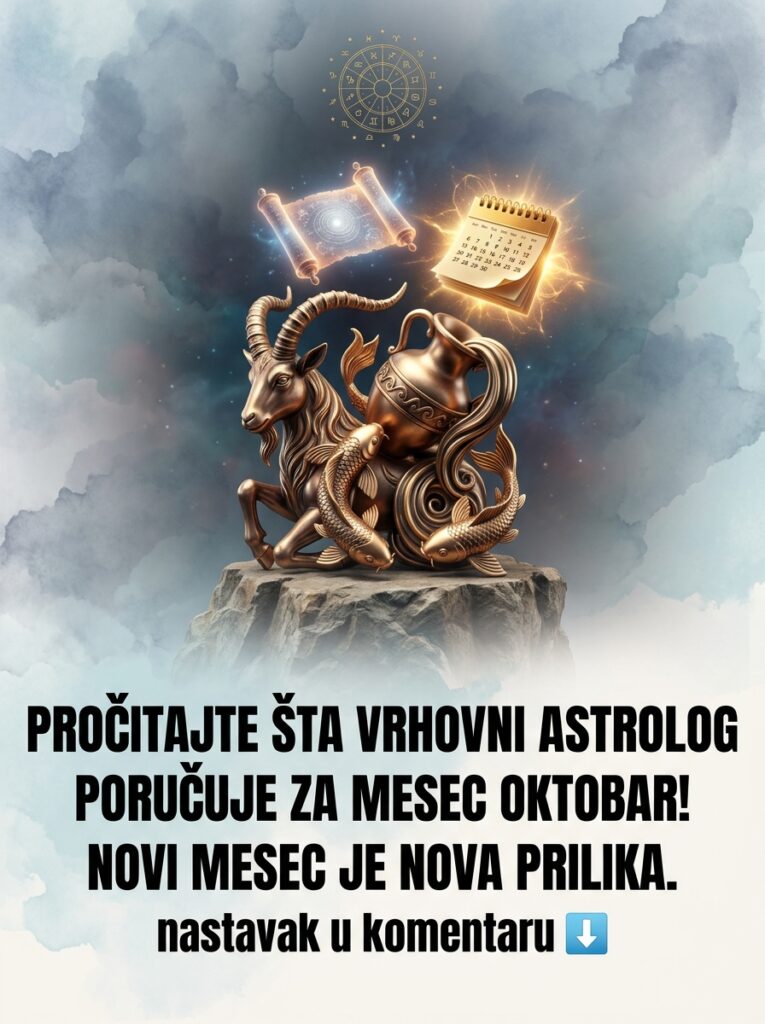 PROČITAJTE ŠTA VRHOVNI ASTROLOG PORUČUJE ZA MESEC OKTOBAR: Novi mesec je nova prilika za karmički slom i surovu istinu za Jarca, Vodoliju i Ribe!