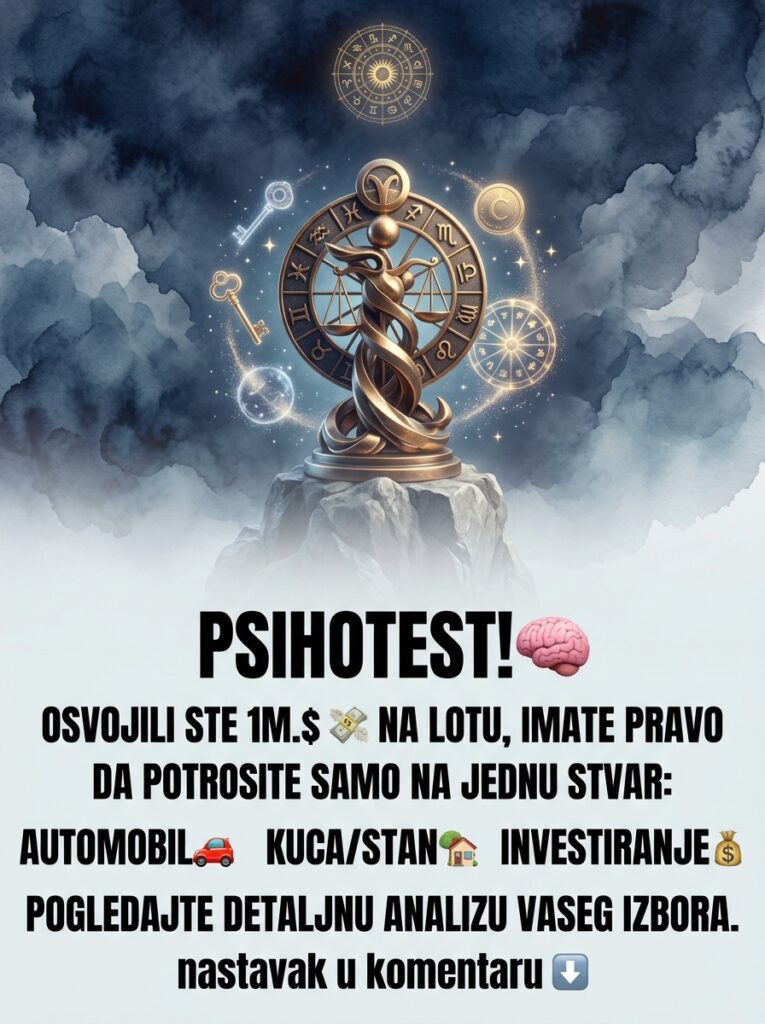 PSIHOTEST: Osvojili ste 1M.$ na lotu? Detaljna analiza vašeg izbora koja ruši sve iluzije! (Lav, Rak, Vaga)