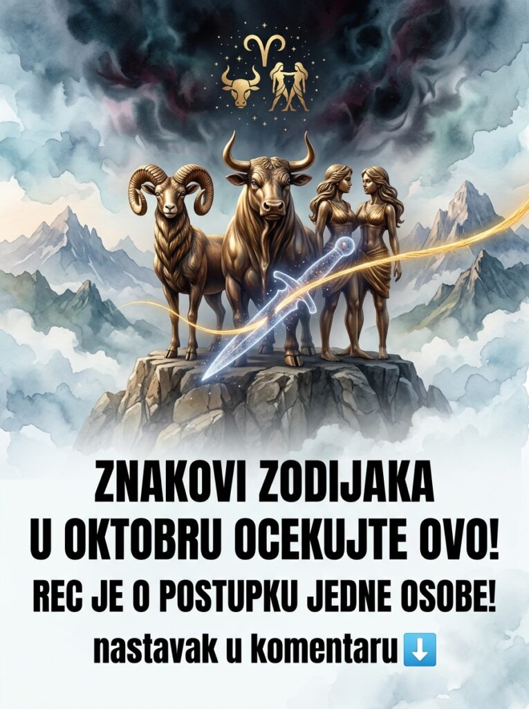 U OKTOBRU OČEKUJTE OVO: Reč je o postupku jedne osobe koji će vam srušiti iluzije – Surova istina za Ovna, Bika i Blizance