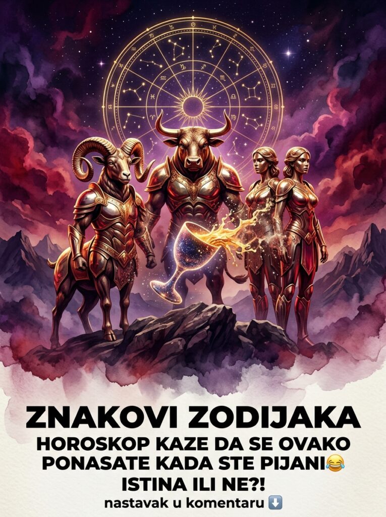 HOROSKOP KAŽE DA SE OVAKO PONAŠATE KADA STE PIJANI: Istina ili ne? Surova psihološka i karmička istina za Ovna, Bika i Blizance